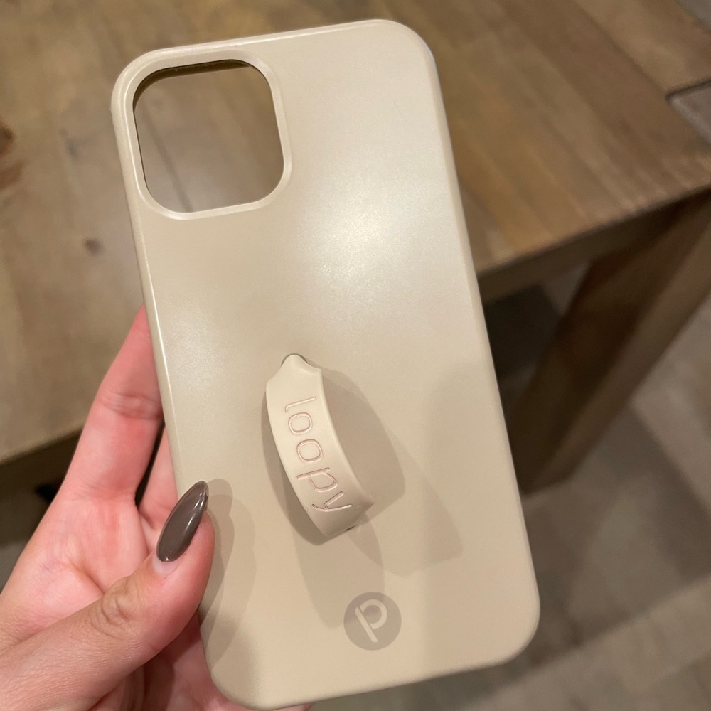 iPhone 12 Pro Loopy Case- Sandstone